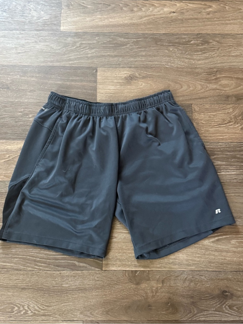 Russell Athletic Gray Basketball Shorts Large